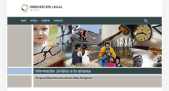 Desktop Screenshot of orientacionlegalparatodos.com