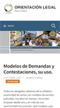 Mobile Screenshot of orientacionlegalparatodos.com